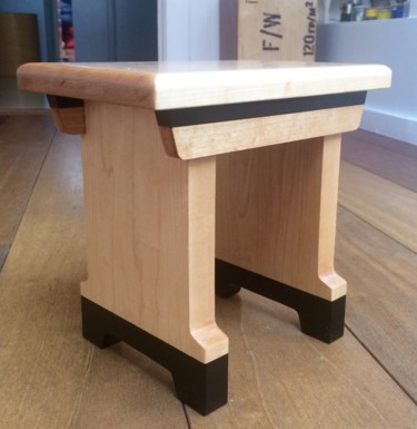 Stool of (Maple and Ebony) (Sold)